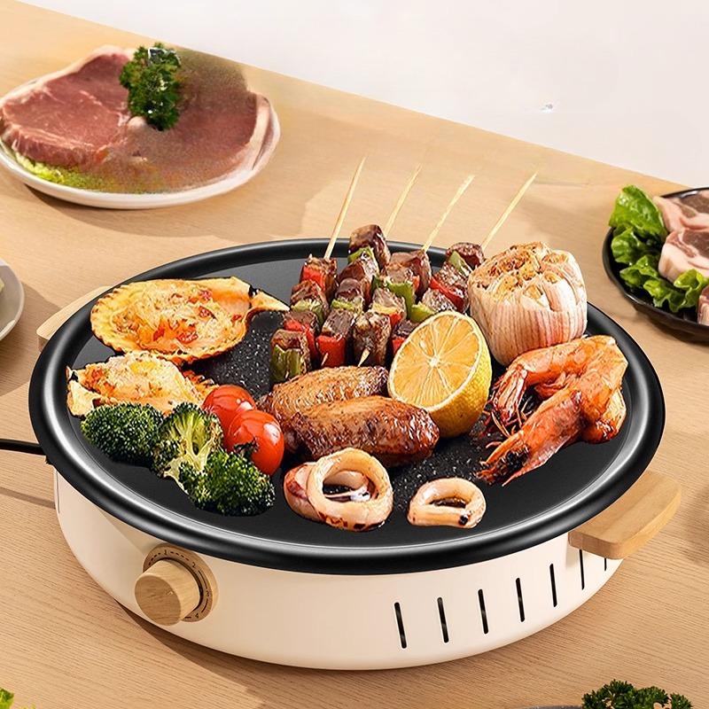 220V Surround The Stove To Cook Tea Electric Grill Household Indoor Smoke-free Barbecue Grill