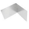 Stainless Steel Stove Splatter Guard Silver Stove Grease Baffle  Wall Protection