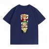 Unisexs Clothing New 100 Cotton Summer TShirt One Piece Unisexs TShirt Monster Trio Print Casual Unisexs TShirt