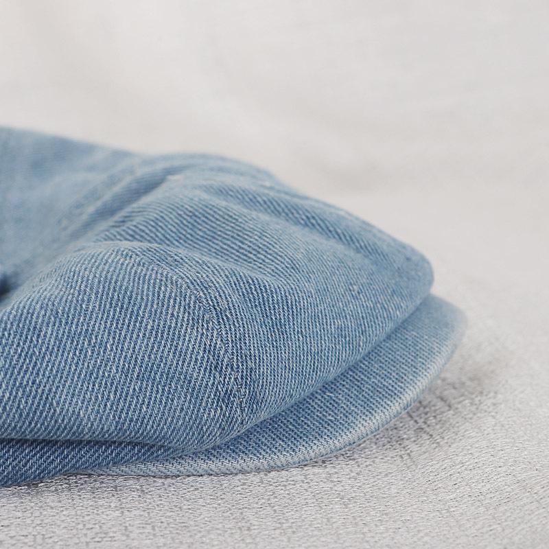 Spring and Autumn Parent-child Children's Denim Washed Children's Hat Adult Peaked Hat Octagonal Newsboy Hat Men's and Women's Forward Hat