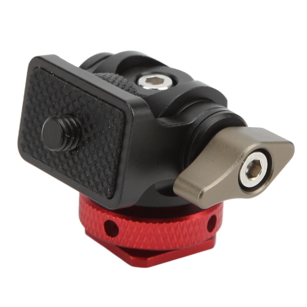 Mini Tripod Ball Head Cold Shoe Adapter for Mounting Camera Monitor Flash LED Fill Light