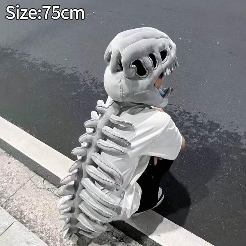 Dinosaurs Costume Cosplay Headgear Funny Dinosaur Headwear Skeleton Face Mask Funny Costume Gift Carnival Costumes