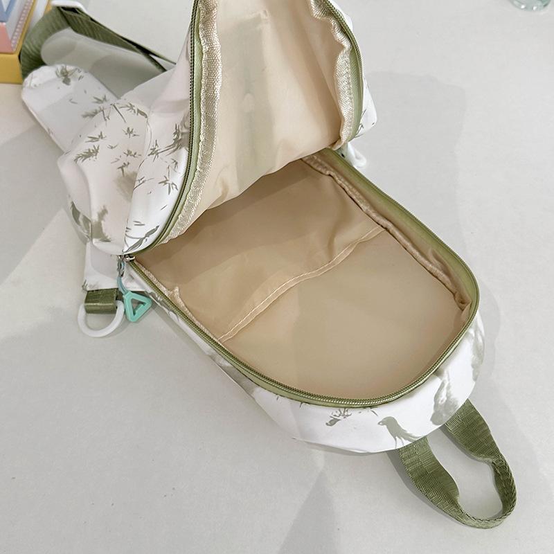 Korean Version of Fashion Breast Bag Tie-dye Niche Design Messenger Bag Ins Simple and Versatile Women's Bag Small Fresh Girl Breast Bag