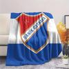 Coperta in Flanella Stampata Banik Ostrava FC, morbida coperta per camera da letto divano, lavabile, merchandising per tifosi di calcio, ottimo regalo.