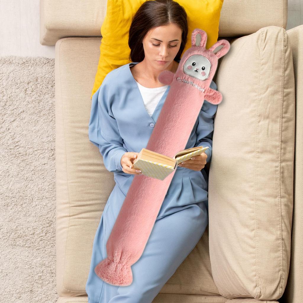Hot Water Bottle For Cramps Rabbit Cold Pouch Long Hot Water Pouch With Cover For Neck Shoulder Abdomen Hand Legs Legs Women Men