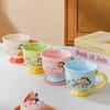 Birthday Gift for Girls Cartoon Mug Cute Water Cup Household Crayon Shin Shiba Ceramic Cup Goblet