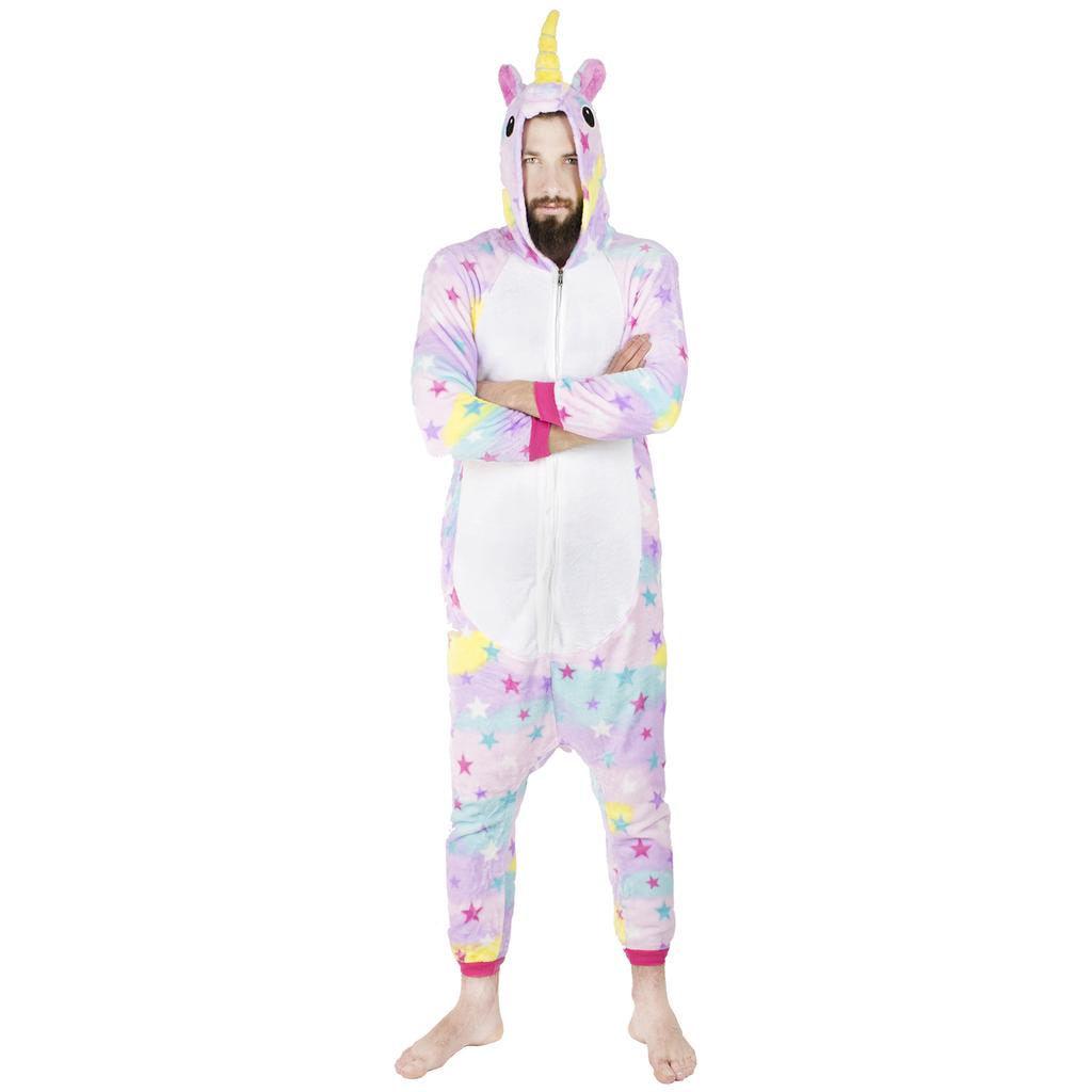 Costume, Onesie, Kigurumi, Warm One-piece Pajamas, Onesie Stars Costume - XL