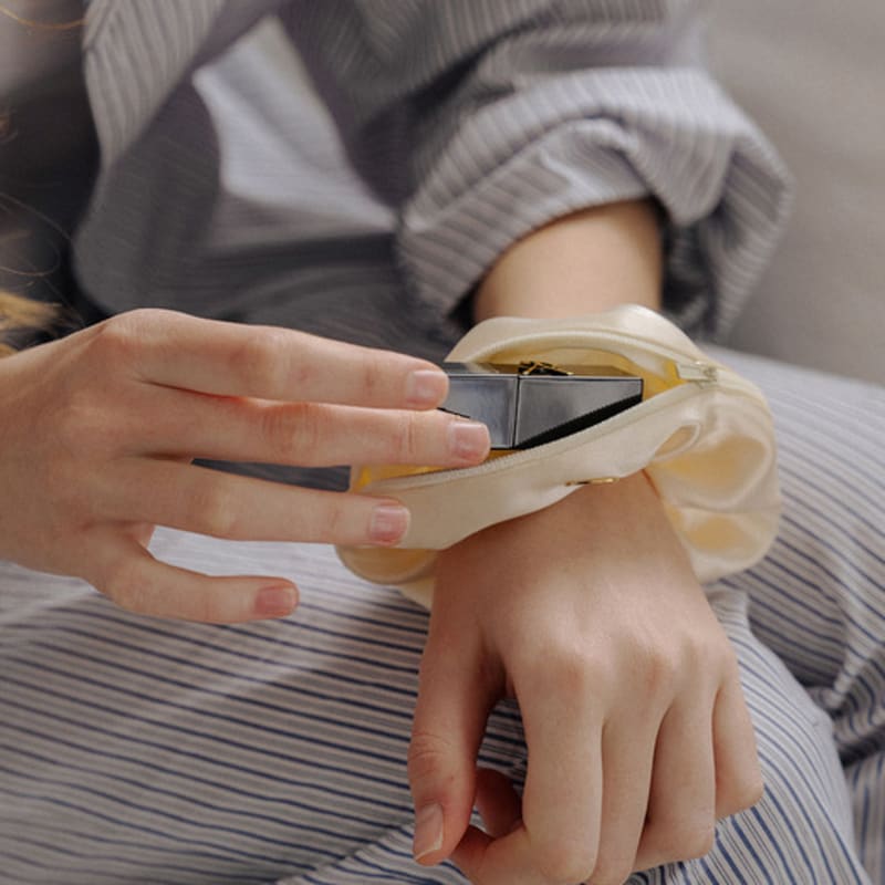 HAS HLD003 Satin Pouch Scrunchie