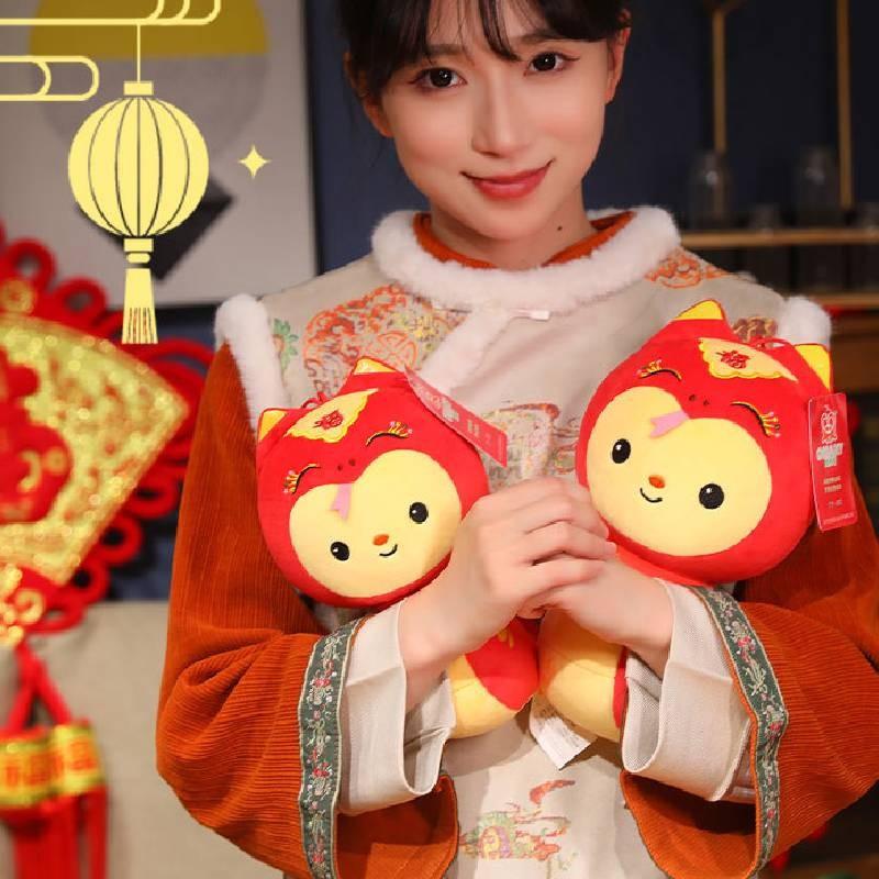 Adorable 2025 Year Of The Snake Plush Toy Cute Animal Snake Doll For Gifts