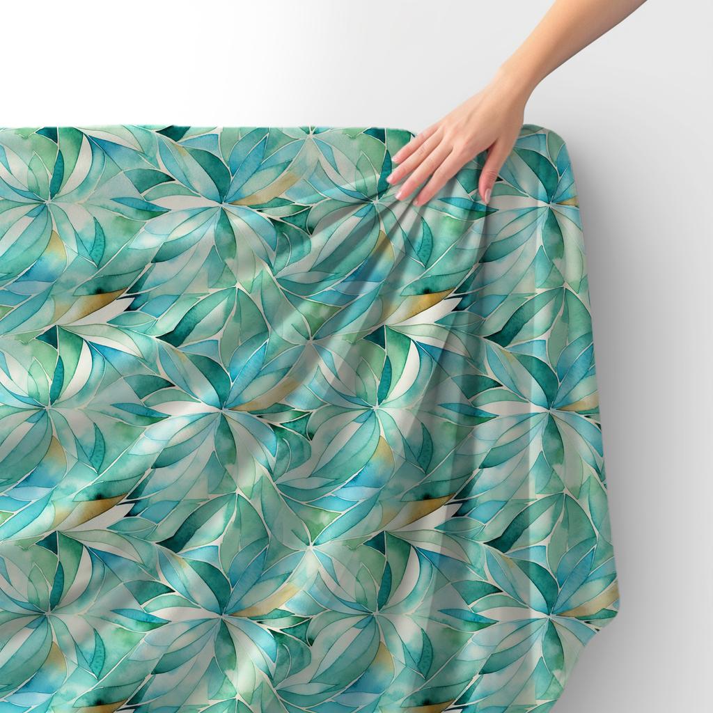 Royal Samt Stoff Polyester Zum Nähen - Motiv Abstraktion - Rdx2611