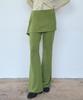 PISCESS [Set] Button Layered Skirt Pants_4 Colors