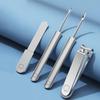 4-Piece Manicure Set with Press Case