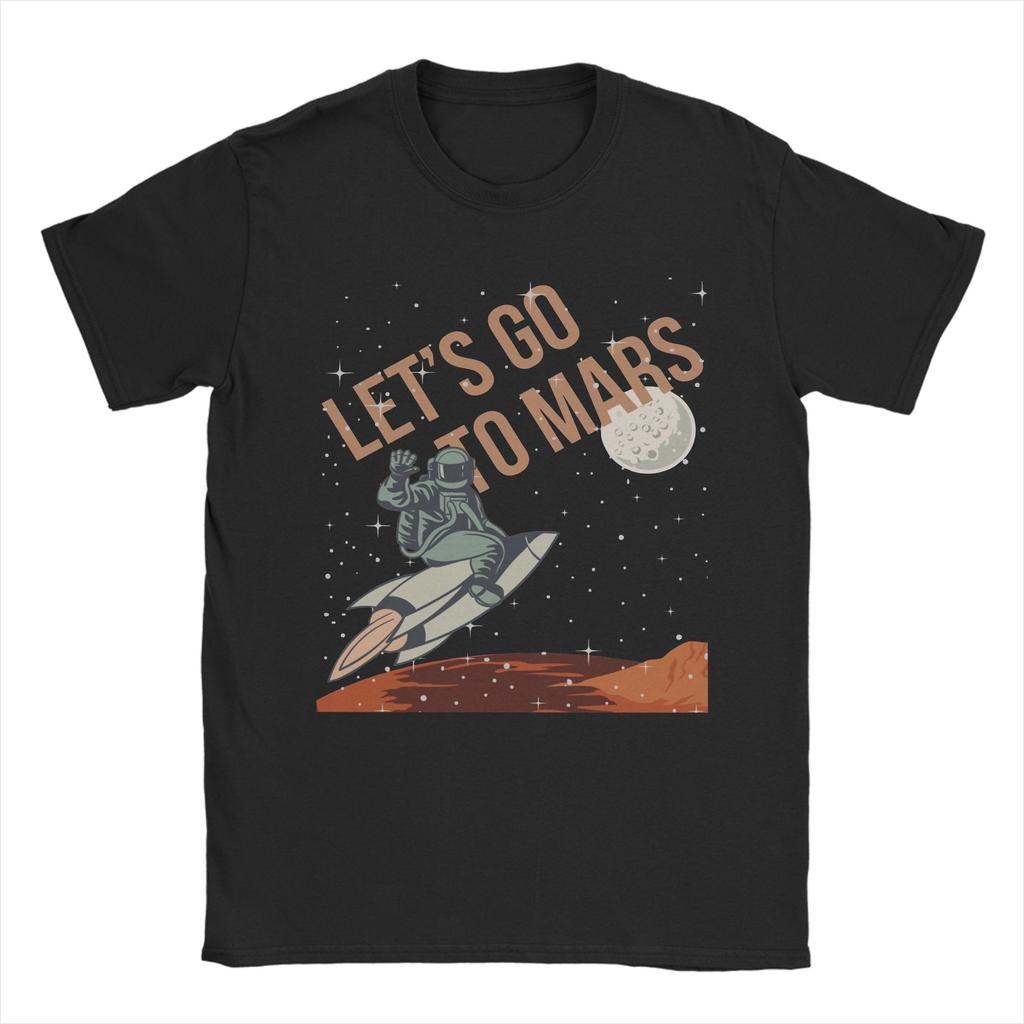 Astronaut Planets Astronaut Science Space Tshirts For Unisex Unisex Vintage Cotton Tee Shirt Short Sleeve T Shirts Summer Clothes