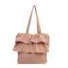 Skirt pleated personalized tote bag women's 2025 summer new niche bud bag single shoulder messenger bag wholesale
