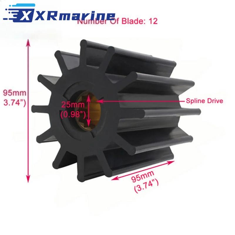 3830459 for VOLVO PENTA Inboard Water Cooling Pump Impeller Marine Engine Parts Boat Accessory Pumps 3838207 3886848 3589104
