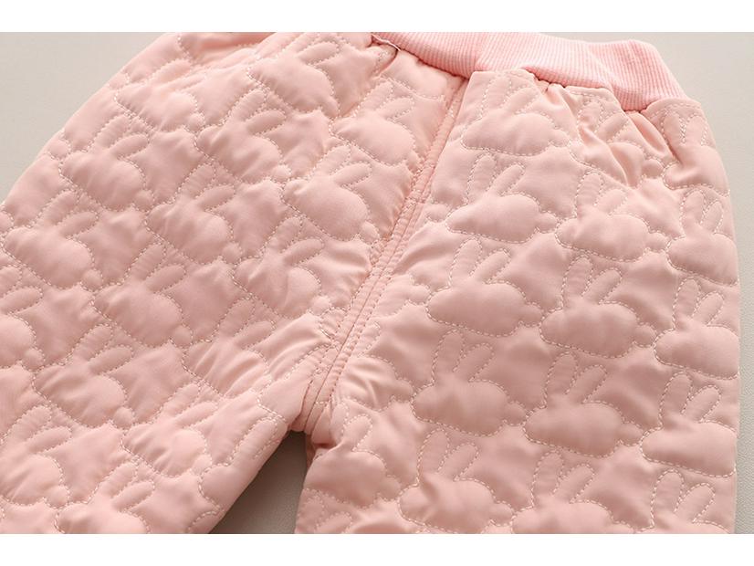 Winter 2025 Baumwolljacke mit Fleecefutter und Anzug-Set für Mädchen, Kleinkinder und Kleinkinder