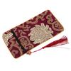 Brocade Scriptures Bag Chinese Style Fabric Multi-Purpose Small Book Pouch Jewelry Storage Organizer Buddhist Carrying Case