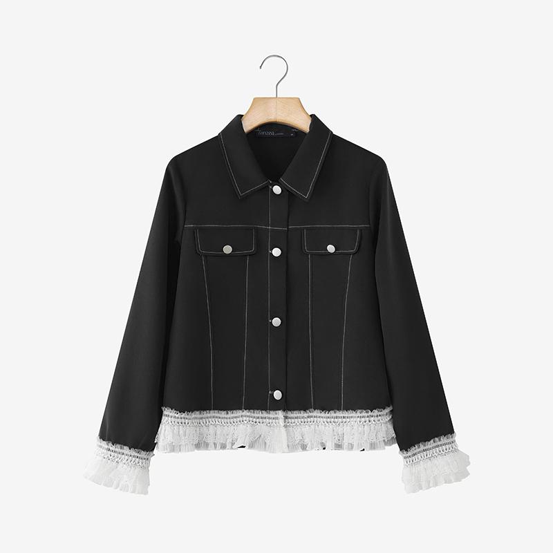 ZANZEA Women Casual Turn Down Collar Loose Long Sleeve Blouse