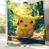6 Style Pikachu Pokemon Flannel Blanket,Ultra Soft Warm Plush Throw for Home Bedroom Bed Sofa Cover Office Camping Picnic gift