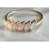 Korean Style 6 Piece Diamond Shaped Two Claw Ring for Womens Versatile Temperament Simple and Elegant Ring