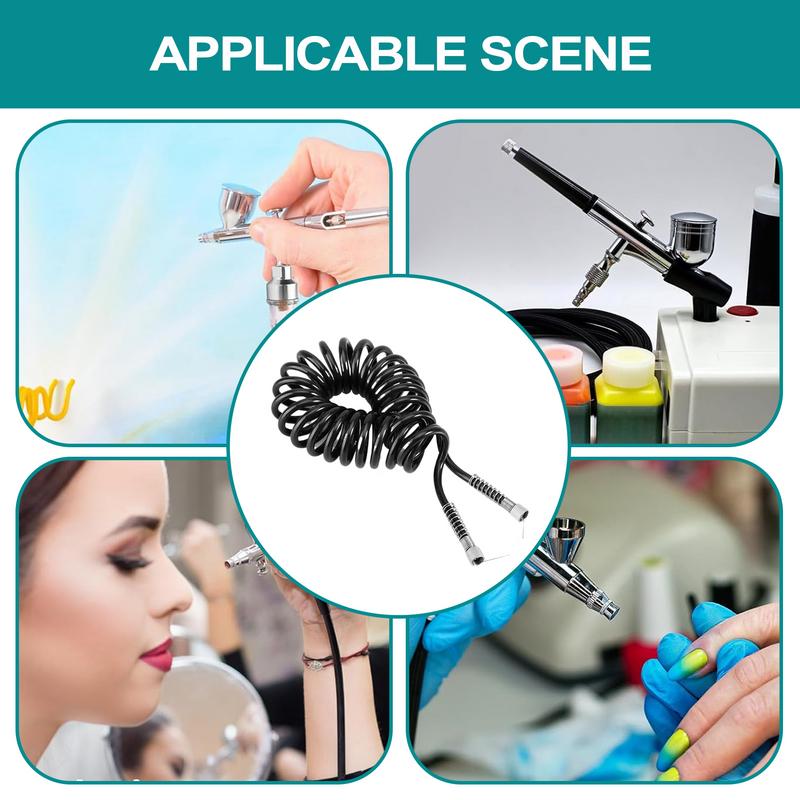 Coiled Air Hose Joint protection spring design Effectively prevent bending damage Air Tool Explosionproof and pressure-resistant