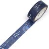 Kamiiso Sansho Japanese Washi Masking Tape In 15mm X 7m Cat and Bat Foil Made Japan SAIENUR-3039 Washi,