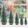 Halloween Small Pine Tree DIY Colorful LED Lights Artificial Mini Christmas Tree Tabletop