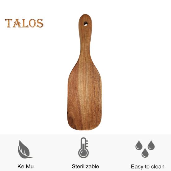 Dřevěná špachtle na vaření Teaková špachtle Nádobí na míchání Míchání Servírování Tepelně odolné lžíce na těsto Snadno se čistí Kuchyňské nástroje