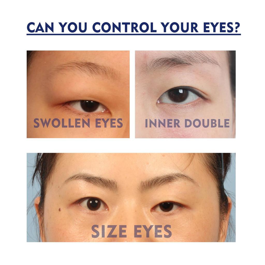 EELHOE Double Eyelid Cream - Seamless, Invisible, Natural, Long-Lasting, Waterproof, Lightweight, Quick-Dry, Big Eye Beauty.