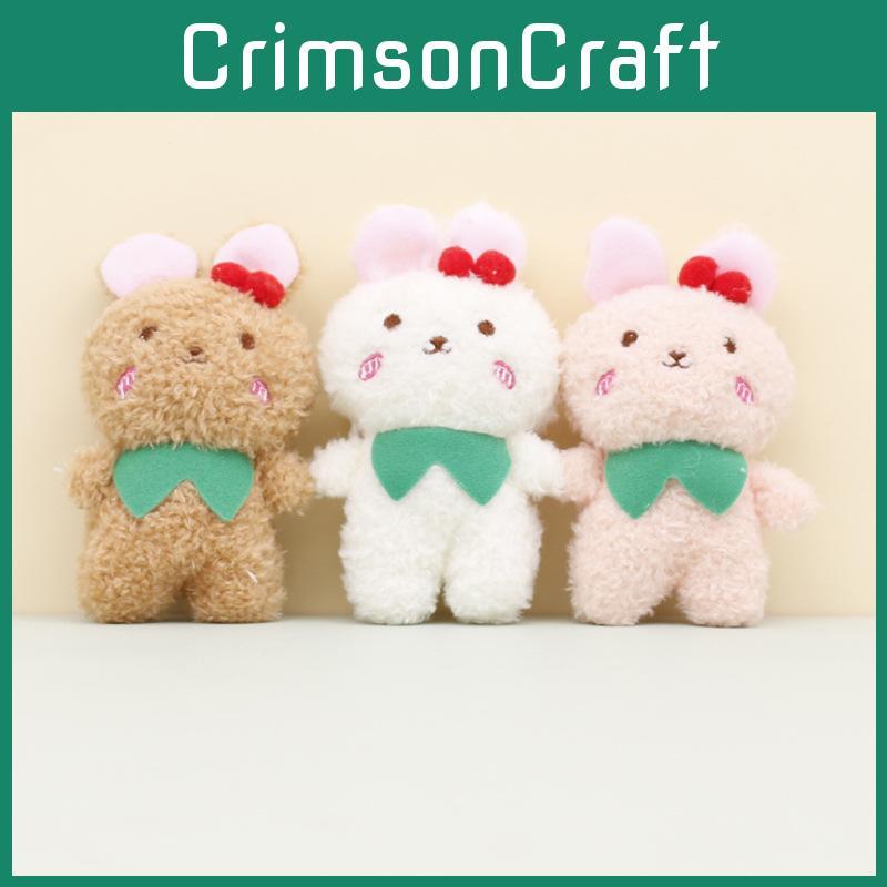 Adorable Plush Bunny Keychain Soft Toy Wholesale Teddy Bear Pendant Wedding Gifts