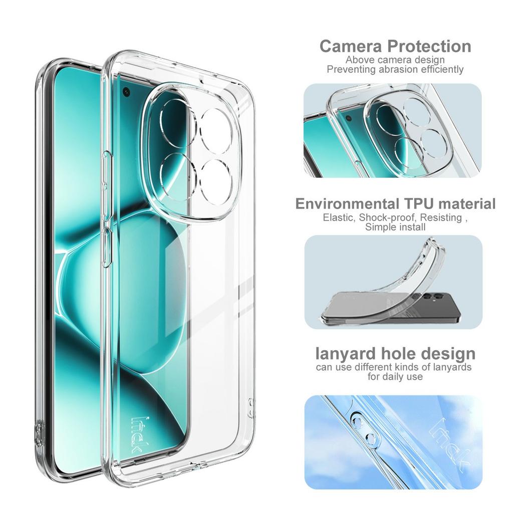 IMAK UX-5 Series For Xiaomi Poco M8 Pro 5G/Redmi Note 15 Pro+ 5G (Global) Transparent TPU Phone Case Protective Phone Cover