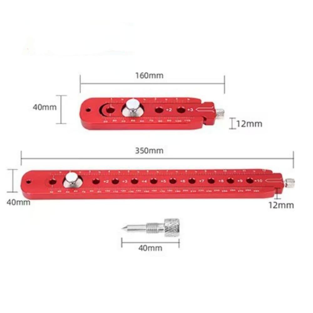 Portable Scribe Circle Drawing Tool Woodworking Workshop Adjustable Arms Precision Drawing Lightweight Portable