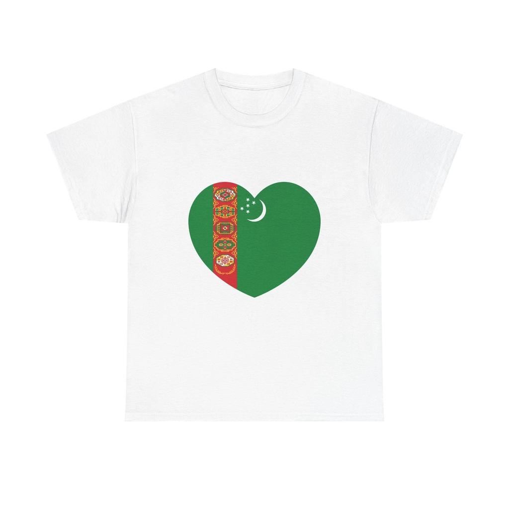 Heart Flag of Turkmenistan - T Shirt