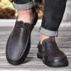Men's Genuine Leather Casual Shoes Business Shoes Moccasins