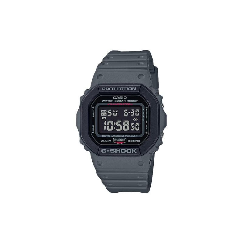 

Casio G-SHOCK Series Fashionable Street Classic Small Square LCD Display Sports Waterproof and Shockproof Quartz Movement Resin Strap DW-5610SU-8