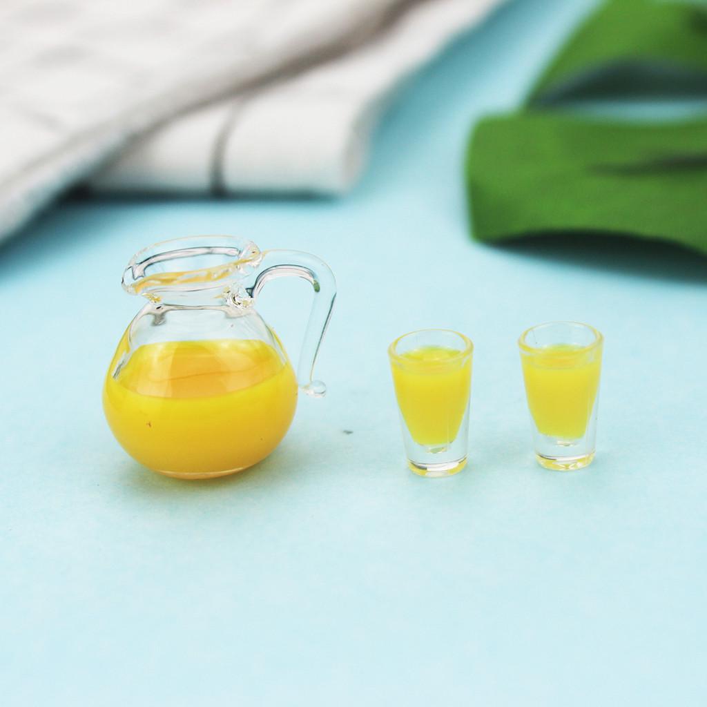 

(H0826)1:12/1:6 кукольных миниатюрных сюжетных режимов, набор для сока/молока, игрушка для ролевых игр