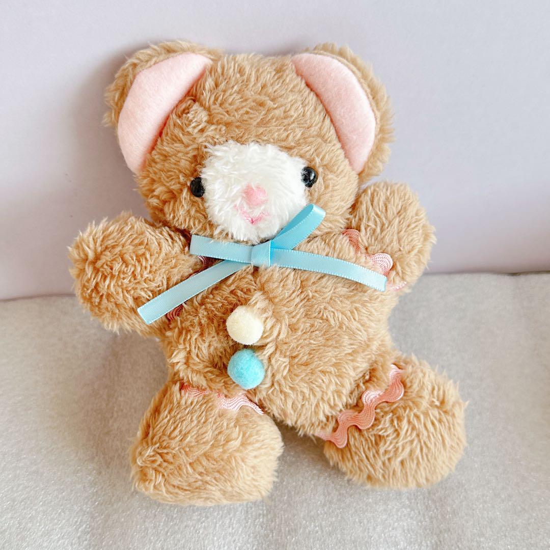 

[USED] chirorumade artist bear felt stuffed toy teddy bear handmade