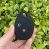 2 3 Buttons Silicone Car key cover Shell for Toyota Malaysia Truguard VG Alarm Cobra for Renault Logan Remote key Accessories