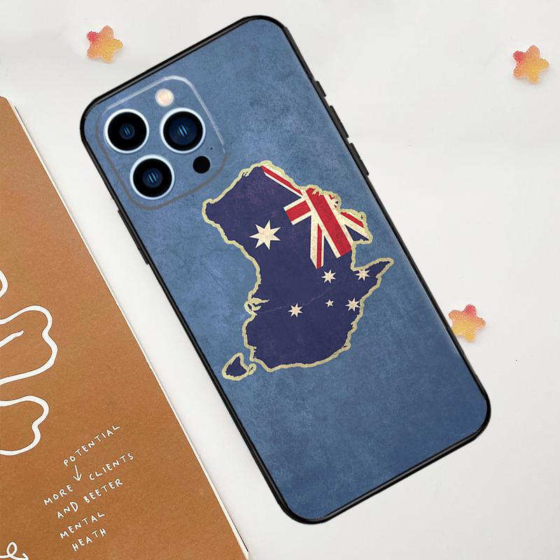 Чехол с флагом Австралии для iPhone 15 16 14 13 12 11 Pro Max Plus X XR XS 12 13 Mini Чехол Аксессуары iPhone 13 mini