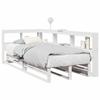 VidaXL Bunk Bed Without Mattress White 90x190cm Solid Pine Wood, Bed, Bedroom Furniture, Wooden Bed 3324521