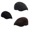 Men's Wool Beret Hat British Vintage Winter Hat for Fashion Enthusiasts Adjustable Ear Muff Beret Caps for Daily Use