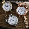 Creative Retro Alarm Clock Super Loud Bell Alarm Clock Study Time Planning Clock  Clock Ornament