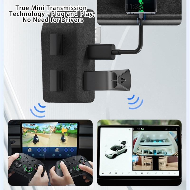High Speed Charging Hub Glove Box Docking Station Central Control Splitter Adapter Car Accessories Easy to Install