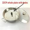 Stainless Steel Dual-Use Seafood Steamer Pot for Gas & Induction Cooktops.