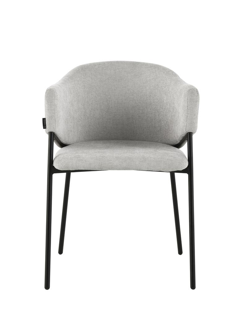 LAPO Swivel Chair Upholstered In Light Beige Fabric