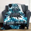 Name Custom Band Logo Linkin-Park Print Flannel Blanket High Quality Warm Comfortable Cover for All Seasons Perfect for Gifts Home Decor