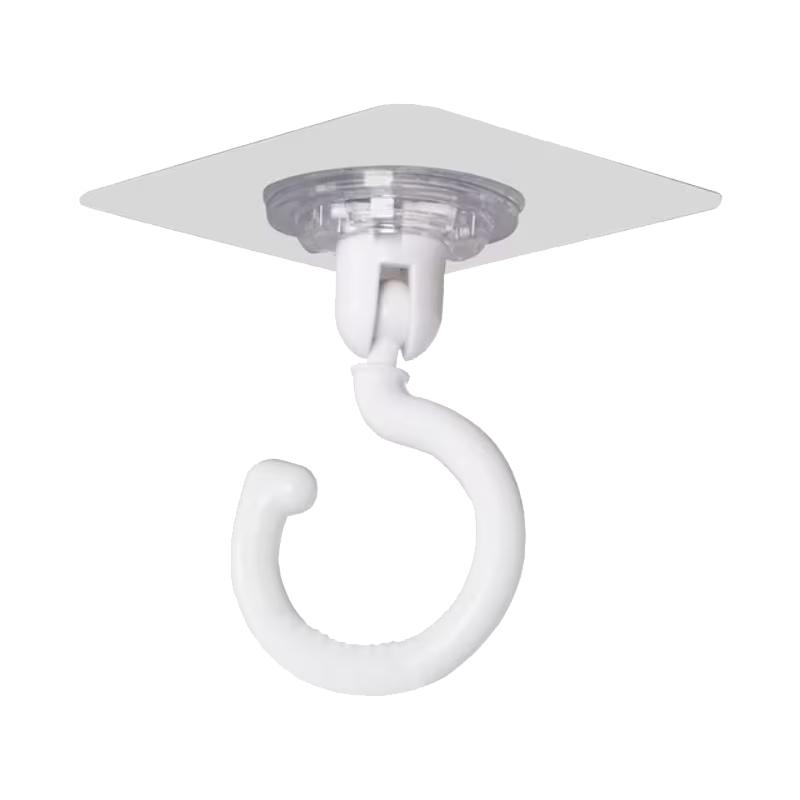 360 Degree Rotatable Wall Hooks Removable Hanging Hooks for Home Kitchen Bathroom Bedroom and Garden