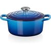 Чугунная жаровня Le Creuset Signature круглая 20 см лазурь 2,4 л (21177202202430)