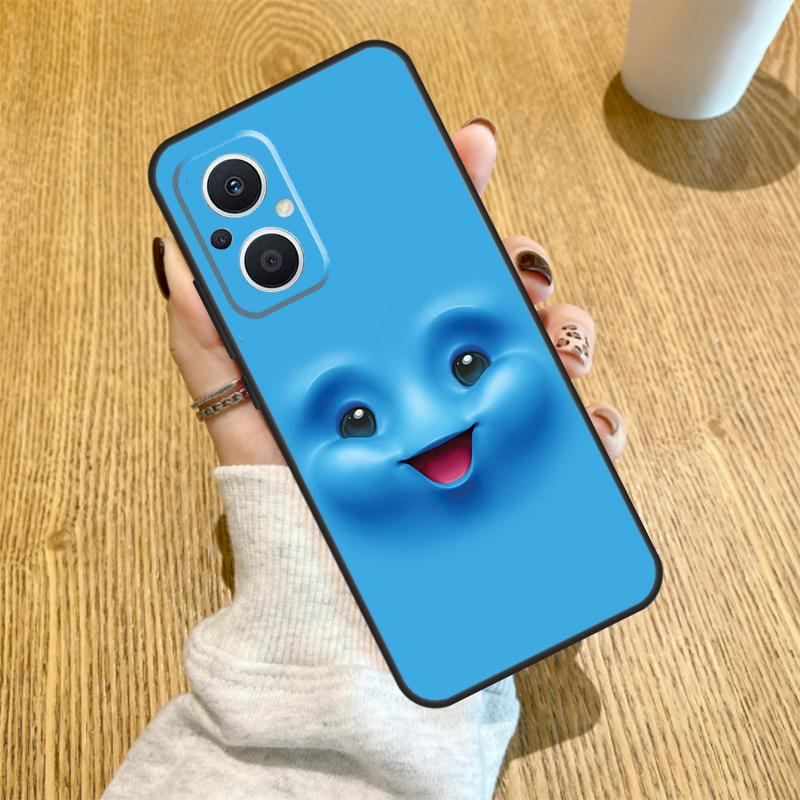 3D funny face Cute Funda For OPPO Reno 7 8 Lite 14 F 13F 12F 11F 13 12 11 10 Pro OPPO Find X9 X8 X6 X5 Pro Case