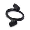 Dual Female Y Splitter Elbow 16Pin OBD 2 Extender ODB OBD2 Cable 16 Pin Male To Female Flat Noodle OBD2 Extension Cable